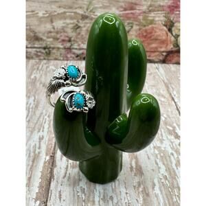Etta Belin Navajo Handmade Sterling Bypass Ring